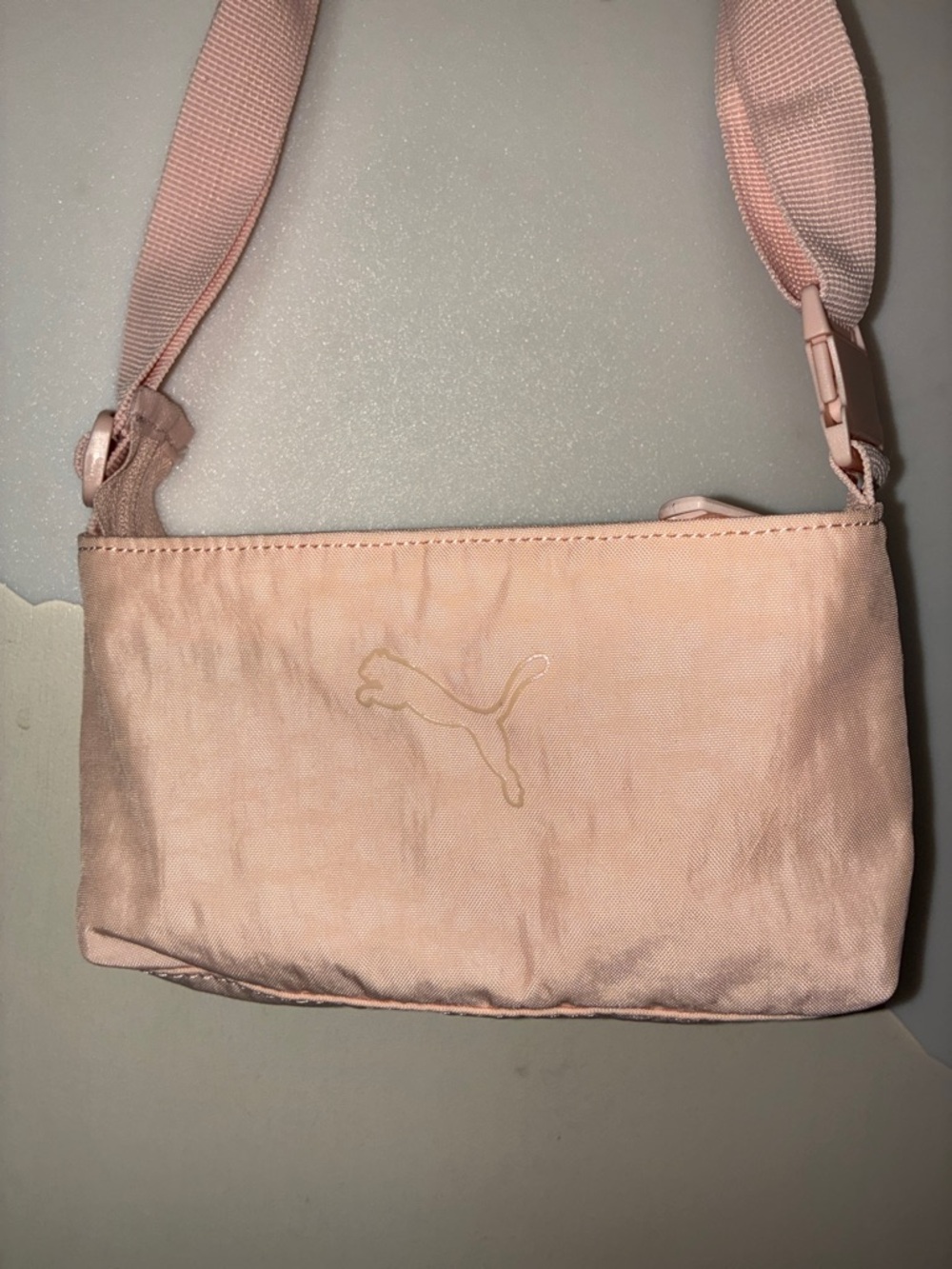 PUMA HER Way 1L-Crossbody Bag Rose Pink Quartz Adj Strap 7x4” Fall 2020